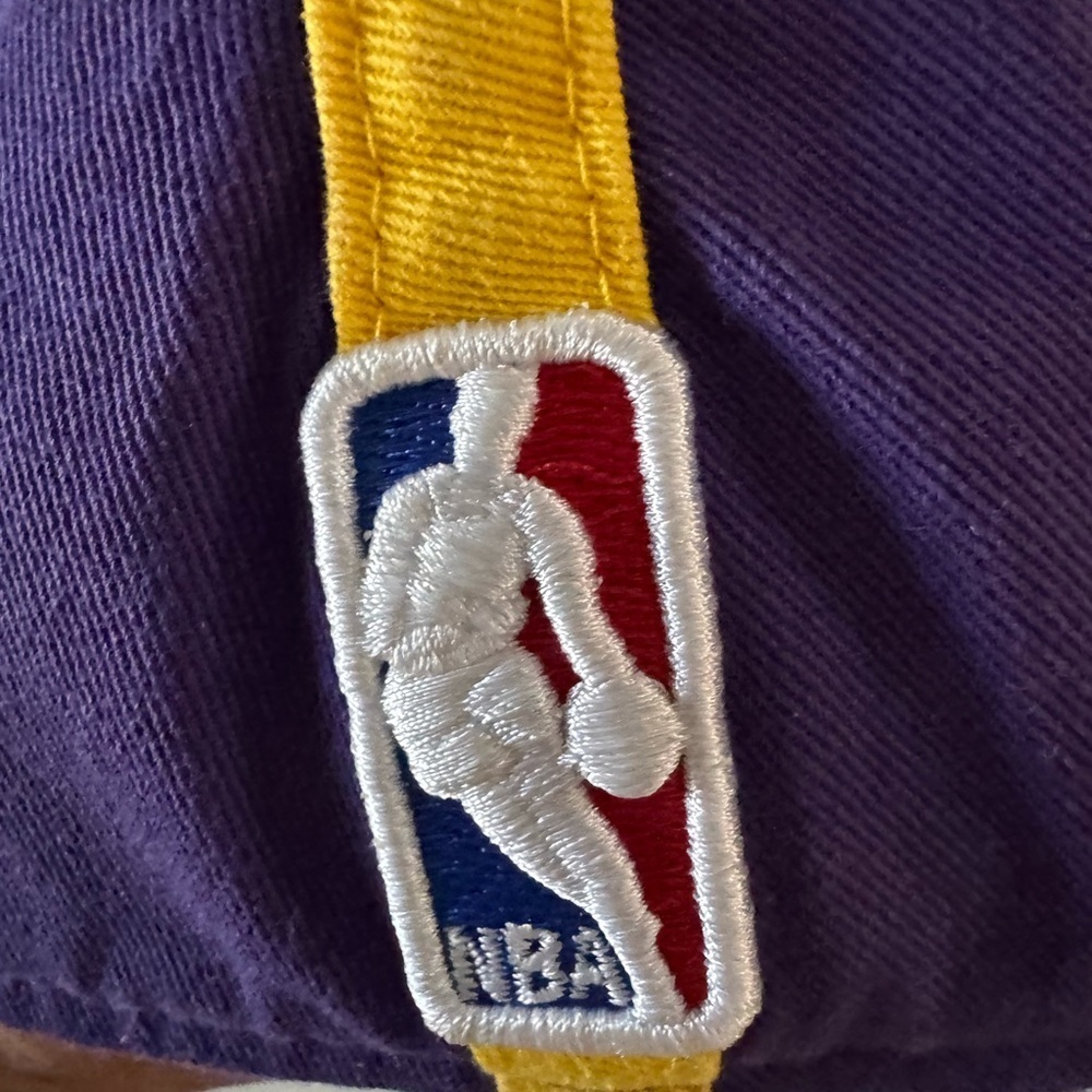 Los Angeles Lakers Hat Cap Brand NBA Basketball Hardwood Classics Purple‎ Small - Picture 4 of 11